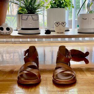 Franco Sarto Giola Sandals, Brown, Size 8M